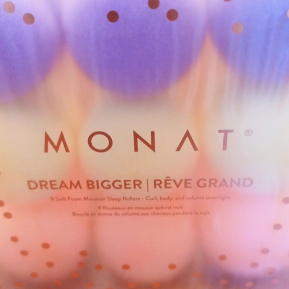 Monat Hair Nwt Monat Dream Bigger Foam Macaron Sleep Rollers Poshmark